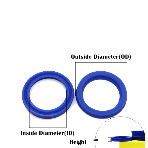 Hydraulic Cylinder Oil Seal U/Y Type Shaft HoleRod Shaft Piston Seal Rubber Ring Hydraulic Cylinder Oil Seal U/Y Type Shaft HoleRod Shaft Piston Seal Rubber Ring